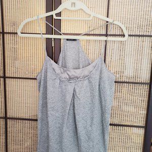 BCBG Silk Paneled Racerback tank